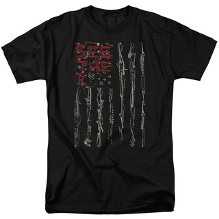 Foto 1 | Foto 1 | Camiseta Rockinstone Seether Bone Flag 180 G/m², 100% Algodón - Venta Internacional.