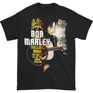 Foto 1 | Foto 1 | Camiseta Rockinstone Bob Marley Mellow Mood 180 G/m², 100% Algodón - Venta Internacional.