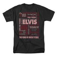 Camiseta Rockinstone Elvis Presley Whole Lotta Type - Venta Internacional.