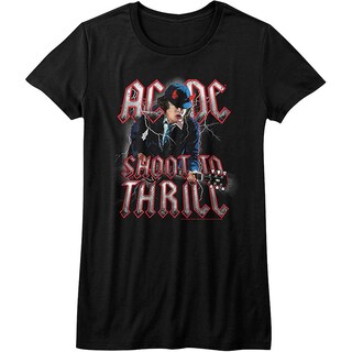 Foto 1 | Foto 1 | Camiseta Rockinstone Junior Acdc Shoot To Thrill Para Niños - Venta Internacional.