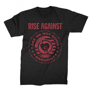 Foto 1 | Foto 1 | Camiseta Rockinstone Rise Against Good Enough De Algodón De 180 G/m² - Venta Internacional.