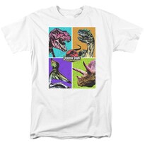Camiseta Rockinstone Pop Art Jurassic Park 100% Algodón - Venta Internacional.