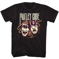 Camiseta Rockinstone Motley Crue Drama Masks 100% Algodón - Venta Internacional.