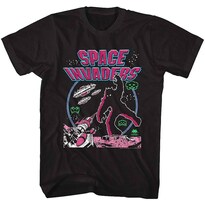 Camiseta Rockinstone Space Invaders, Colores Retro, 180 G/m² - Venta Internacional.