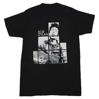Foto 1 | Foto 1 | Camiseta Rockinstone Bob Dylan Blocks 180 G/m², 100% Algodón - Venta Internacional.