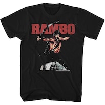 Camiseta Rockinstone Black Bow And Arrow Rambo Para Hombre - Venta Internacional.