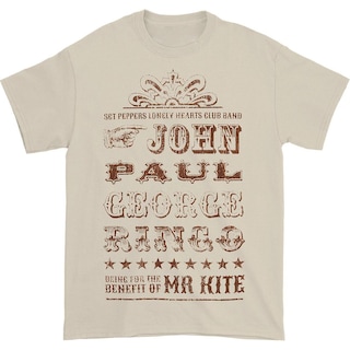 Foto 1 | Foto 1 | Camiseta Rockinstone Beatles Mr Kite 100% Algodón - Venta Internacional.