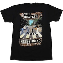 Camiseta Rockinstone Abbey Road Beatles 100% Algodón - Venta Internacional.