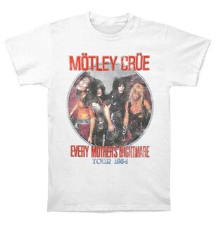 Foto 1 | Foto 1 | Camiseta Rockinstone Motley Crue La Pesadilla De Cada Madre - Venta Internacional.