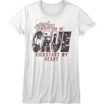 Camiseta Rockinstone Kickstart My Heart Motley Crue Para Mujer - Venta Internacional.