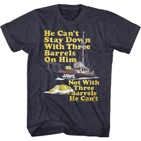 Camiseta Rockinstone Barrels Jaws 100% Algodón Preencogido - Venta Internacional.
