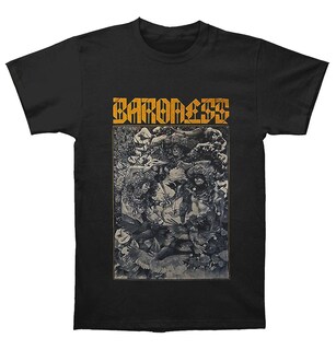 Foto 1 | Foto 1 | Camiseta Rockinstone Baroness Dorada Y Gris Dateback - Venta Internacional.