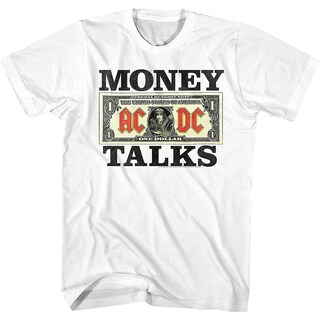 Foto 1 | Foto 1 | Camiseta Rockinstone Moneytalks Acdc 100% Algodón - Venta Internacional.