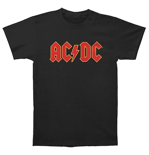 Foto 1 | Foto 1 | Camiseta Rockinstone Acdc Logo Negra 100% Algodón - Venta Internacional.