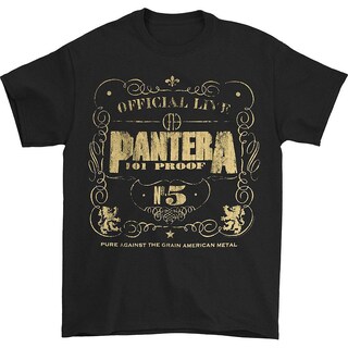 Foto 1 | Foto 1 | Camiseta Rockinstone Pantera 101 Proof 180 G/m², 100% Algodón - Venta Internacional.