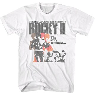 Foto 1 | Foto 1 | Camiseta Rockinstone La Historia Continúa Rocky Ii - Venta Internacional.
