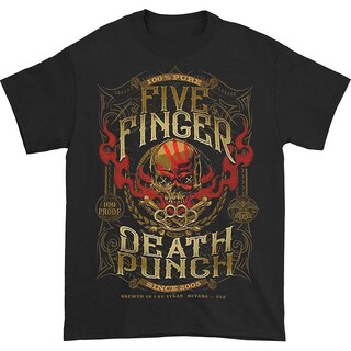 Foto 1 | Foto 1 | Camiseta Rockinstone Five Finger Death Punch 100 Proof - Venta Internacional.