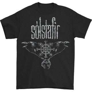Foto 1 | Foto 1 | Camiseta Rockinstone Solstafir Raven 180 G/m², 100% Algodón - Venta Internacional.