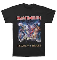 Camiseta Rockinstone Iron Maiden El Legado De La Bestia - Venta Internacional.