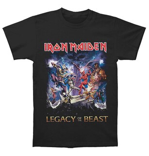 Foto 1 | Foto 1 | Camiseta Rockinstone Iron Maiden El Legado De La Bestia - Venta Internacional.