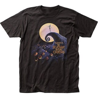 Foto 1 | Foto 1 | Camiseta Póster De La Película Rockinstone Nightmare Before Christmas - Venta Internacional.