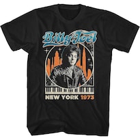 Camiseta Billy Joel De Rockinstone New York 1973 Para Hombre - Venta Internacional.