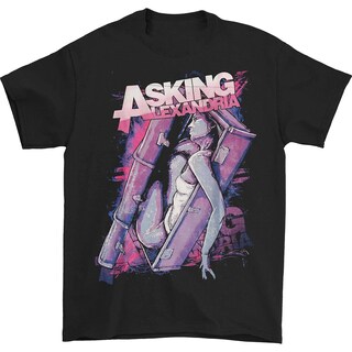 Foto 1 | Foto 1 | Camiseta Rockinstone Asking Alexandria Coffin Girl 180 G/m² - Venta Internacional.