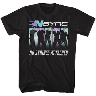 Foto 1 | Foto 1 | Camiseta Rockinstone Nsync Azul Púrpura 180 G/m² 100% Algodón - Venta Internacional.
