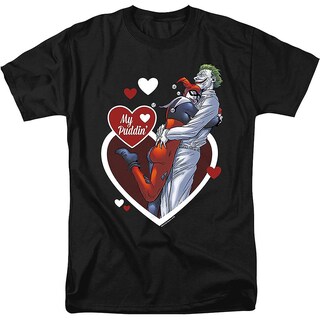Foto 1 | Foto 1 | Camiseta Dc Comics Harley Quinn Y El Joker My Puddin' - Venta Internacional.