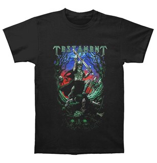 Foto 1 | Foto 1 | Camiseta Rockinstone Testament Skeleton Warrior 180 G/m² - Venta Internacional.