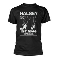 Camiseta Rockinstone Halsey Hot Mess 180 G/m², 100% Algodón - Venta Internacional.
