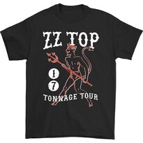 Camiseta Rockinstone Zz Top Tonnage Tour 17 Para Hombre - Venta Internacional.