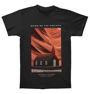 Foto 1 | Foto 1 | Camiseta Rockinstone Bring Me The Horizon You're Cursed Negra - Venta Internacional.