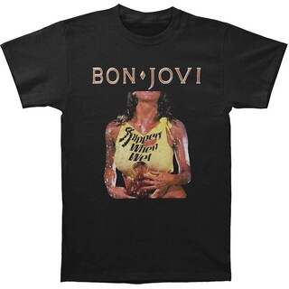 Foto 1 | Foto 1 | Camiseta Rockinstone Bon Jovi Sww 100% Algodón Preencogido - Venta Internacional.