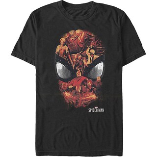 Foto 1 | Foto 1 | Camiseta Rockinstone Spider-man Con Máscara De Villanos | Marvel Comics - Venta Internacional.