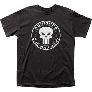 Foto 1 | Foto 1 | Camiseta Rockinstone One Man Army Punisher Para Hombre - Venta Internacional.