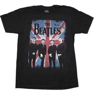 Foto 1 | Foto 1 | Camiseta Rockinstone Union Jack Beatles 100% Algodón - Venta Internacional.