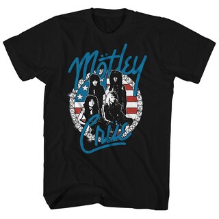 Foto 1 | Foto 1 | Camiseta Rockinstone Motley Crue Stars & Studs 100% Algodón - Venta Internacional.