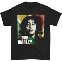 Camiseta Rockinstone Bob Marley Rasta Portrait 180 G/m² - Venta Internacional.