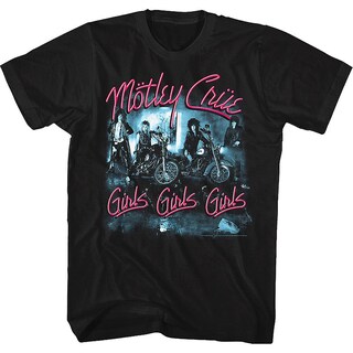 Foto 1 | Foto 1 | Camiseta Rockinstone Para Niñas Y Niñas Motley Crue Para Niñas - Venta Internacional.