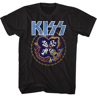 Foto 1 | Foto 1 | Camiseta Rockinstone Kiss Rock And Roll Over Skulls - Venta Internacional.