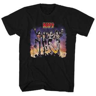Foto 1 | Foto 1 | Camiseta Rockinstone Kiss Destroyer Album Art Para Hombre - Venta Internacional.