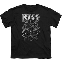 Camiseta Rockinstone Kiss Skull 100% Algodón 180 G/m² - Venta Internacional.