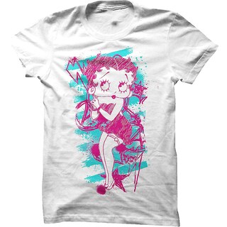 Foto 1 | Foto 1 | Camiseta Rockinstone Junior Sketch Betty Boop 180 G/m² - Venta Internacional.