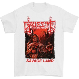 Foto 1 | Foto 1 | Camiseta Rockinstone Gruesome Savage Land 180 G/m², 100% Algodón - Venta Internacional.