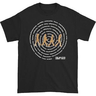 Foto 1 | Foto 1 | Camiseta Rockinstone Beatles Abbey Road Songs Swirl - Venta Internacional.