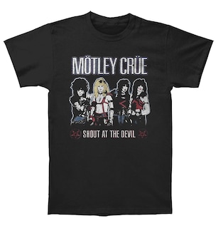 Foto 1 | Foto 1 | Camiseta Rockinstone Motley Crue Shout At The Devil Black - Venta Internacional.