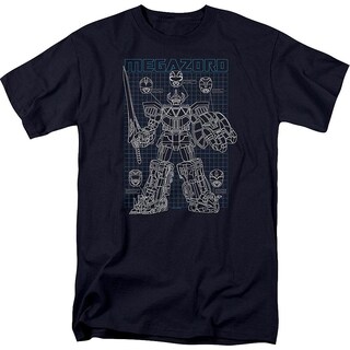 Foto 1 | Foto 1 | Camiseta Rockinstone Schematic Megazord Mighty Morphin Power - Venta Internacional.