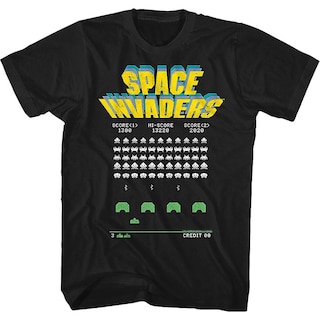 Foto 1 | Foto 1 | Camiseta Rockinstone Gameplay Space Invaders 100% Algodón - Venta Internacional.