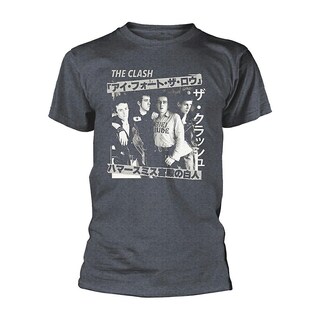 Foto 1 | Foto 1 | Camiseta Rockinstone The Clash Kanji 100% Algodón - Venta Internacional.